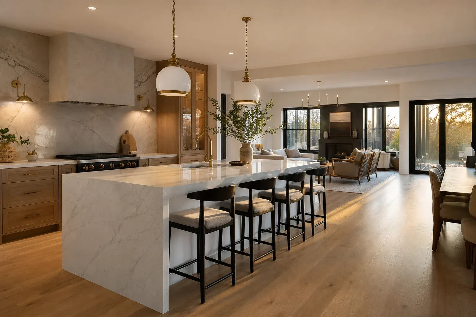 Remodeled kitchen interior by NY Connection in Charlotte, NC